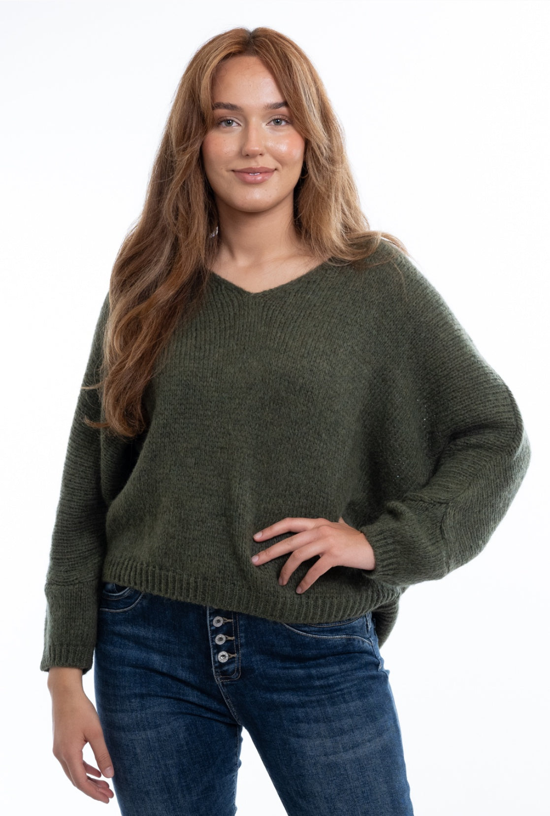 Daria Italian Knit - Olive