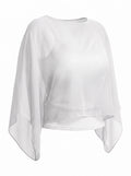 Kaidi Silk Top in White