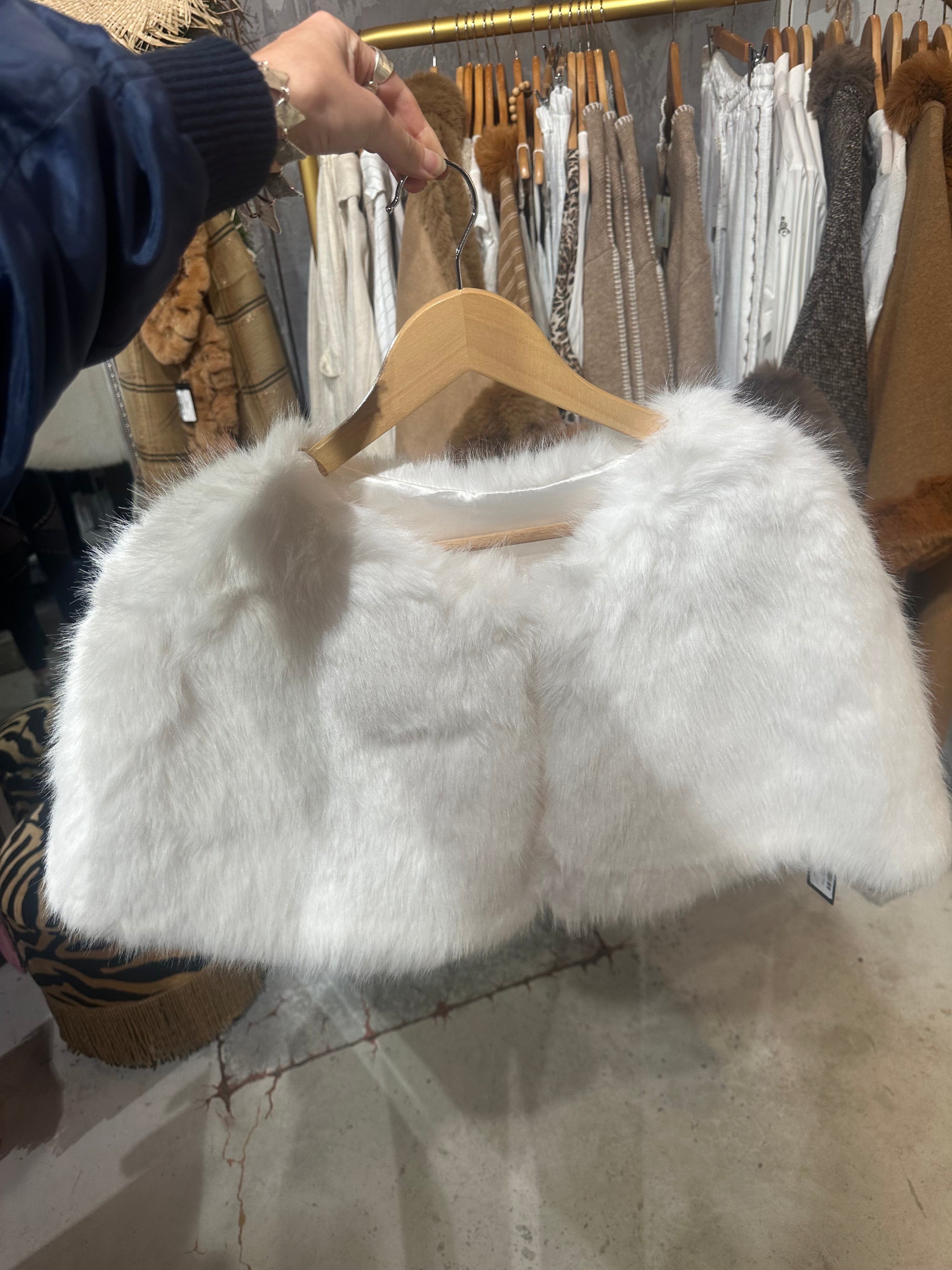 Vegan Fur Cape