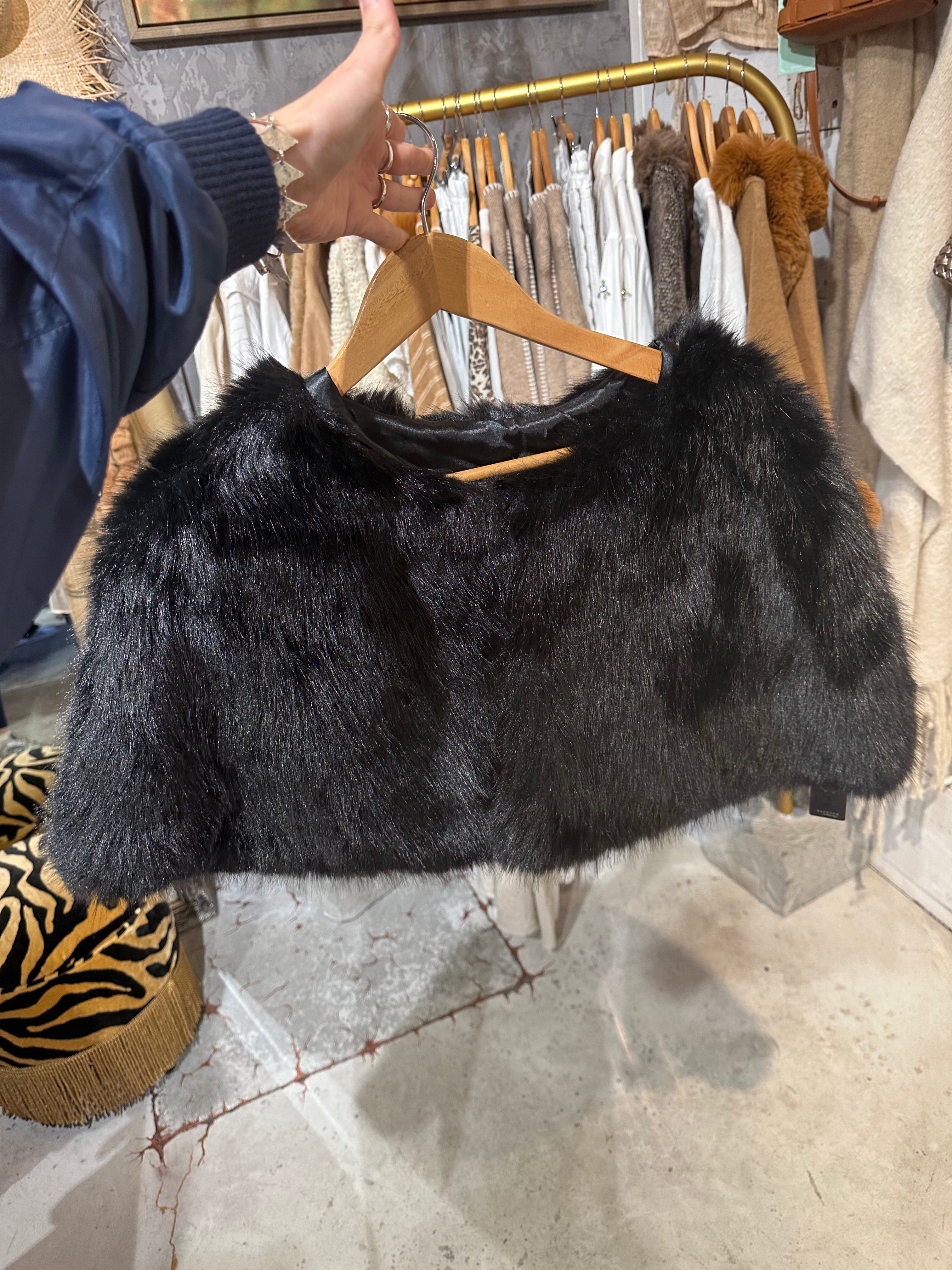 Vegan Fur Cape