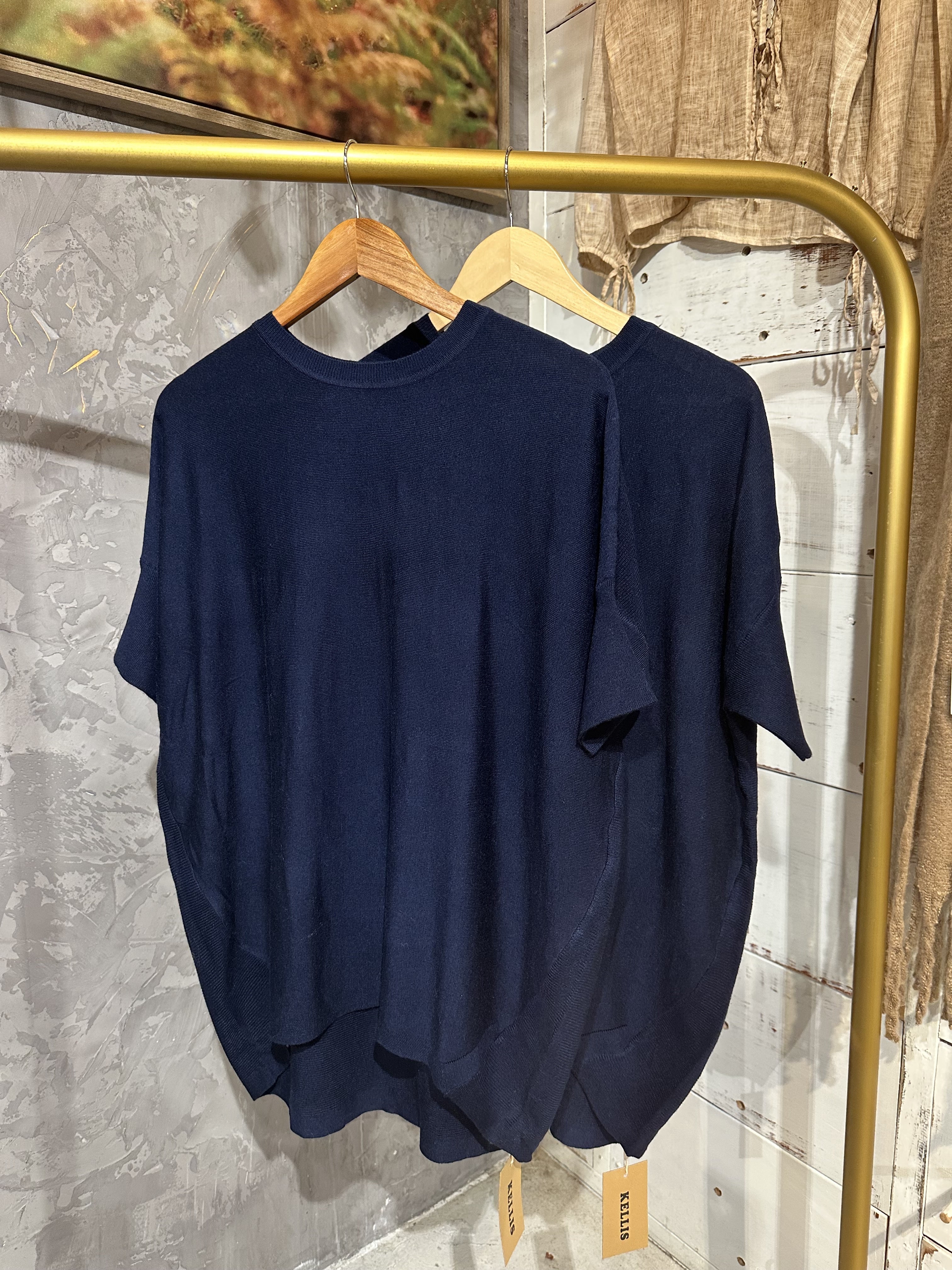Knitted Wool Blend Winter Tee