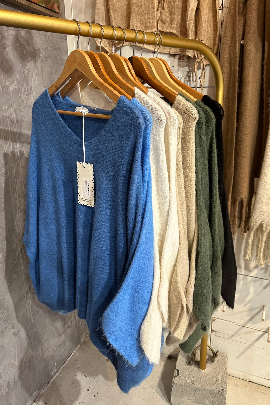Helga May: Baby Aplaca Blend Batsleeve Knit