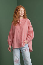 The Italian Closet: Berkley 100% Cotton Shirt - Bordeaux