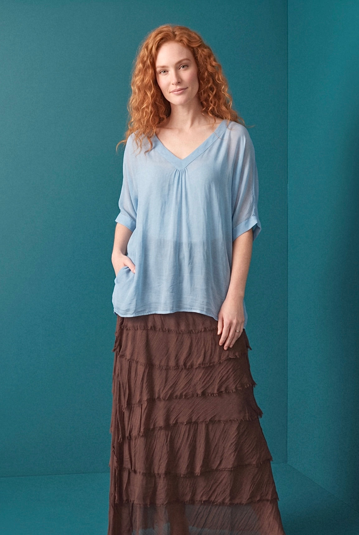 The Italian Closet: Jemima Silk Batwing