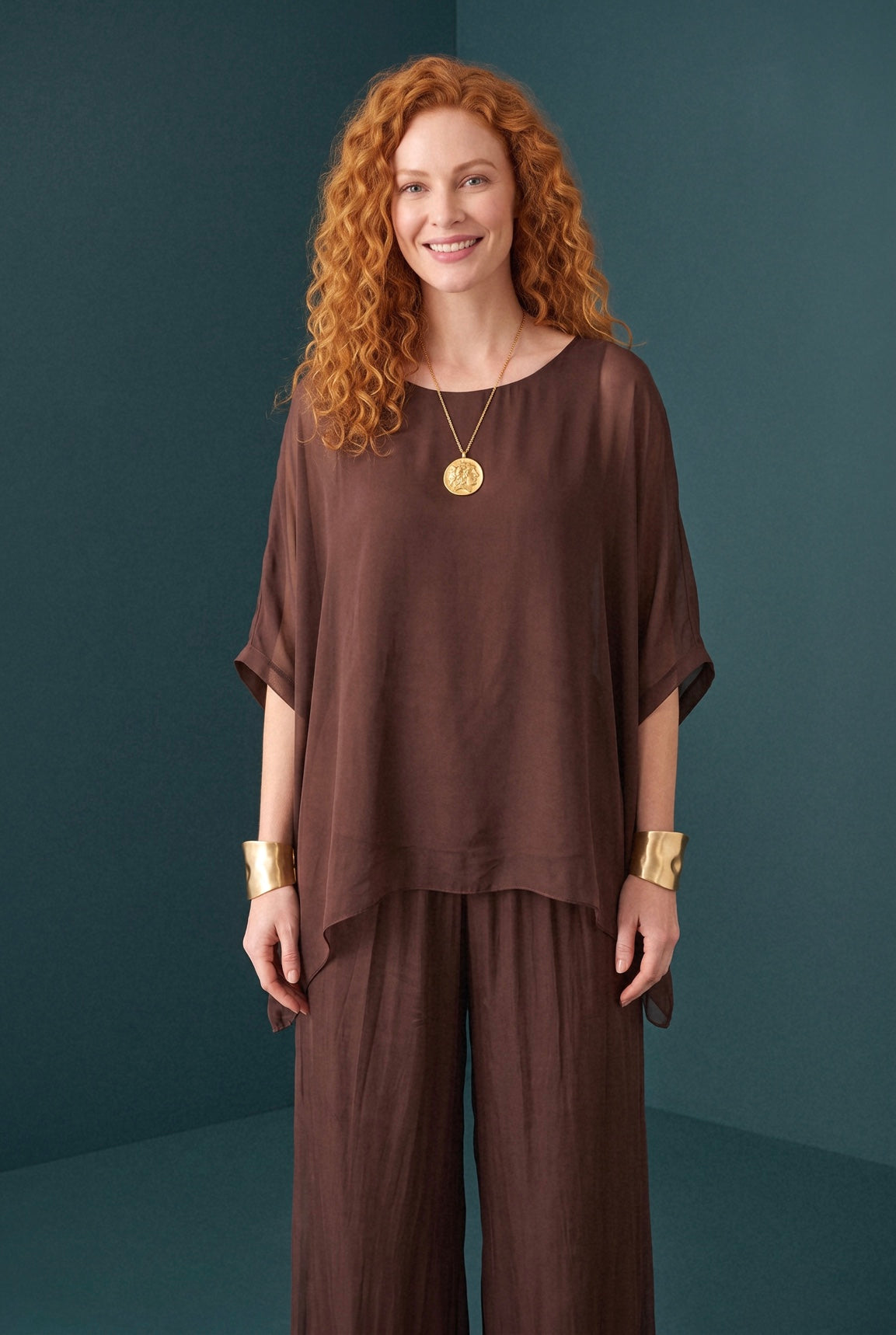 The Italian Closet: Allegra Silk Batwing