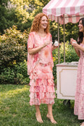 La Strada: Silk Rilassata Dress - Garden Party