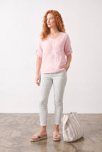 La Strada: Italian Linen Stella Top