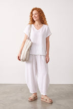 La Strada: Italian Linen Holiday Tee