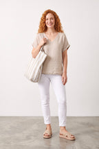 LaStrada: Italian Everyday Satin-Trim Pants