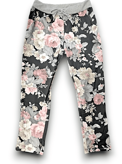 Helga May: Scarlett Rose Jogger - Black