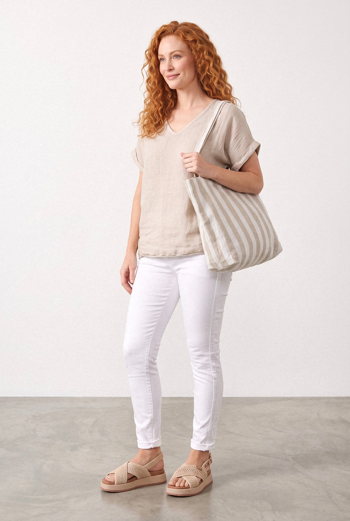 LaStrada: Italian Everyday Satin-Trim Pants