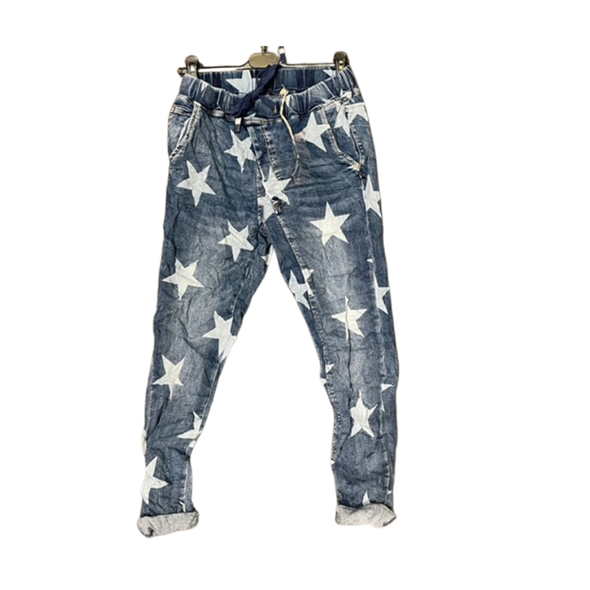 Italian All Star Denim Joggers