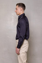 Cutler & Co Blaine Long Sleeved Shirt: Plain - Black
