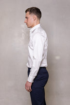 Cutler & Co Blaine Long Sleeved Shirt: Plain - White