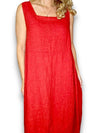 Helga May: Maxi Tank Dress - Red