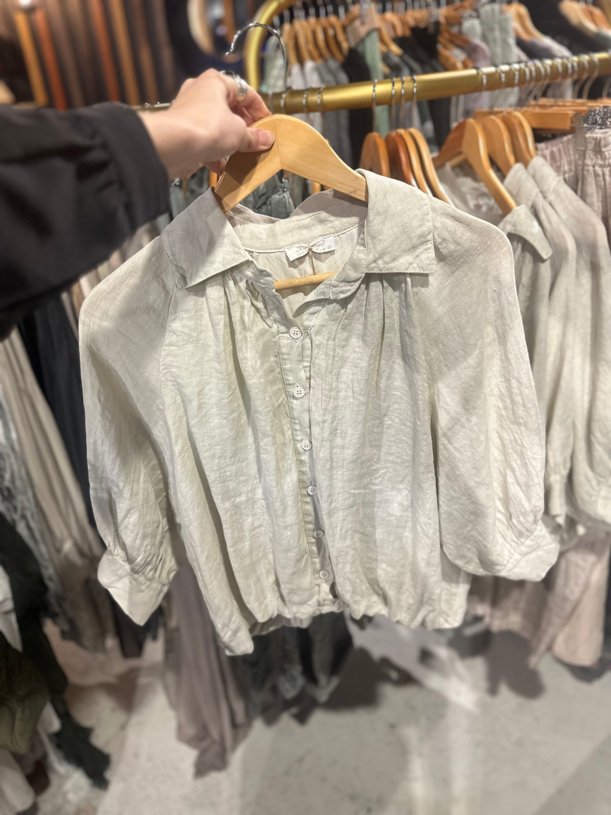 Caterina Italian Linen Shirt