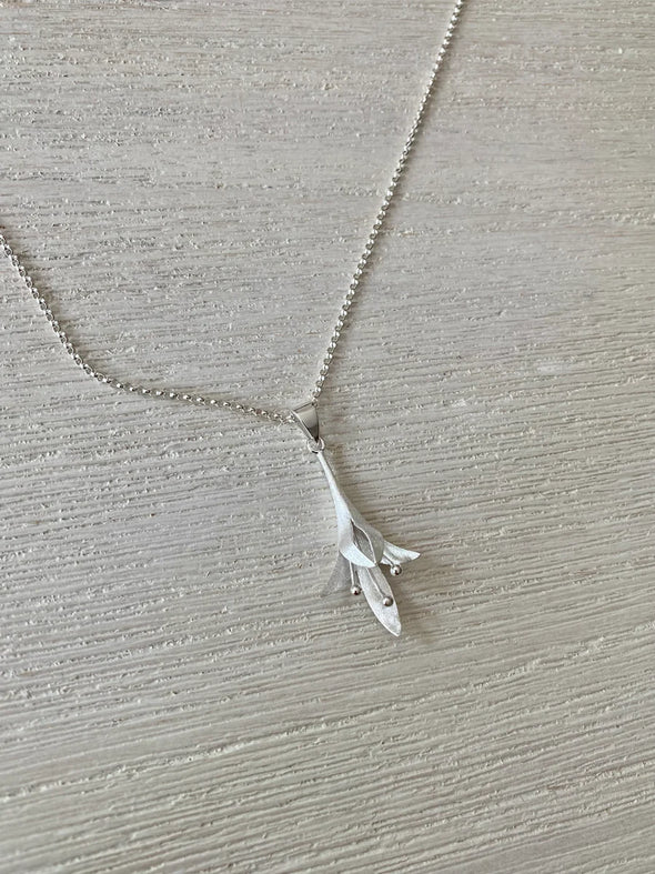 Sterling Silver Kotukutuku Bell Necklace