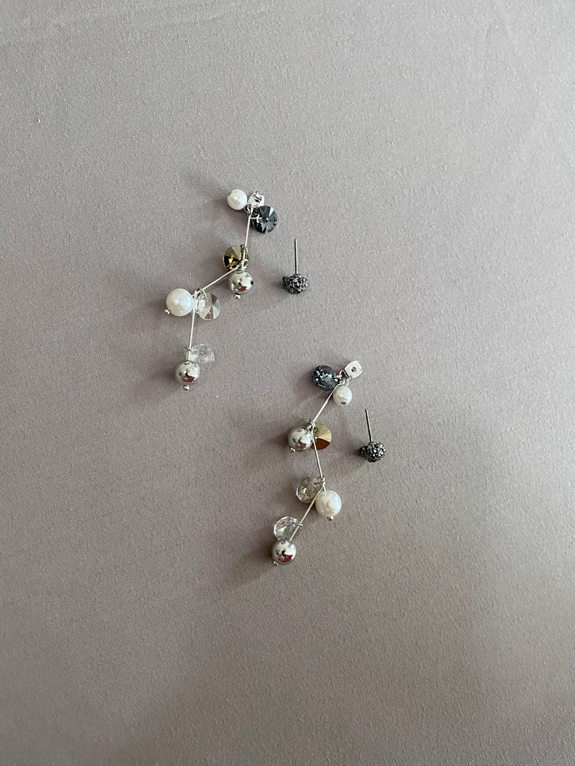 Swarovski Confetti Cluster Earrings