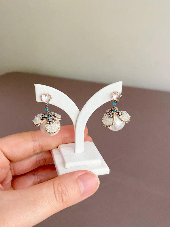 Budding Pearl Earrings