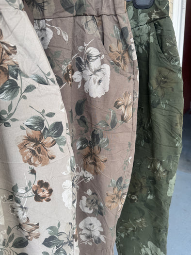 Italian Flora Stretch Pants