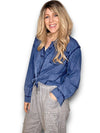 Helga May: Dylan Shirt - Faded Navy