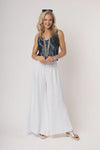 Diana Linen Pant in Cream