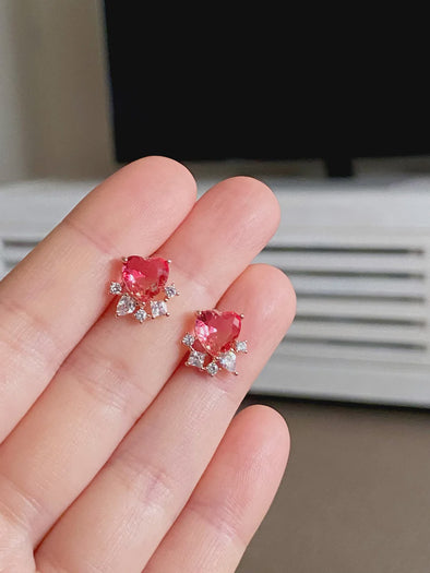 Delicate Darling Heart Studs