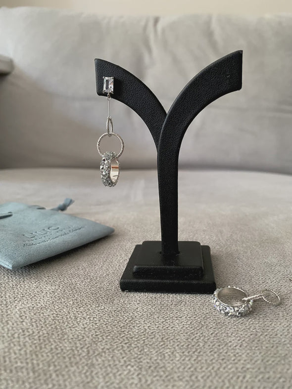 Glacial Loop Swarovski Earrings