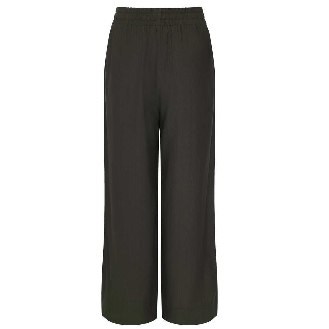 Moke: Indiana Wide Leg Pant - Chocolate & Black