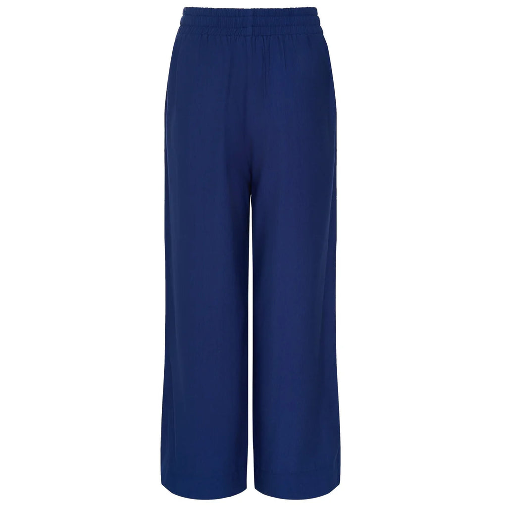 Moke: Indiana Wide Leg Pant - Heritage Blue & Black