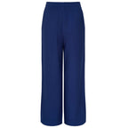 Moke: Indiana Wide Leg Pant - Heritage Blue & Black