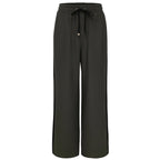 Moke: Indiana Wide Leg Pant - Chocolate & Black