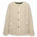 Moke: Juniper Reversible Jacket - Olive Green/Cream