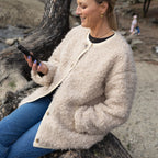 Moke: Juniper Reversible Jacket - Olive Green/Cream