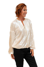 The Italian Closet: Kaly Sequin Bomber