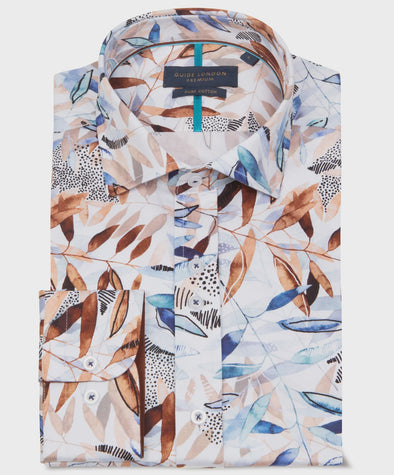 Guide London Long Sleeve Shirt : Nature Meets Style - Multi