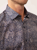 Guide London Long Sleeve Shirt : Stencil Flowers