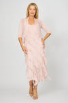 La Strada Sheer Shrug in Blush