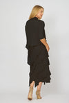 La Strada Sheer Shrug in Black
