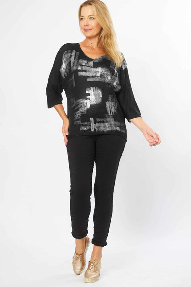 LaStrada: Italian Everyday Pants - Black
