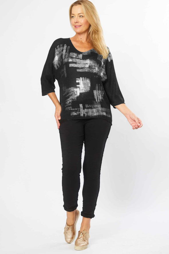 LaStrada: Italian Everyday Pants - Black