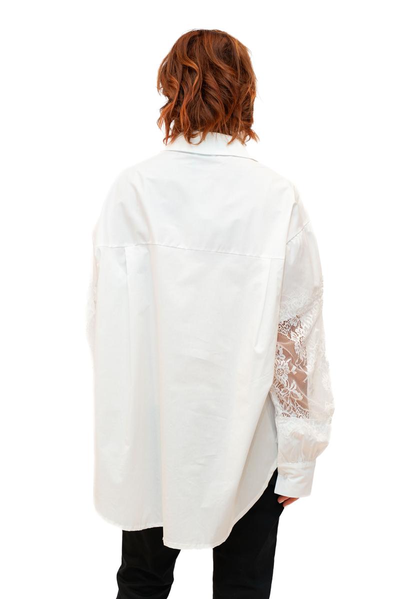 The Italian Closet: Mantilla Cotton Lace Shirt