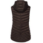 Moke: Mary-Claire 90/10 Packable Down Vest - Chocolate