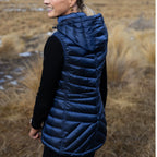 Moke: Mary-Claire 90/10 Packable Down Vest - Moonlight