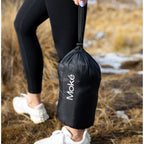 Moke: Mary-Claire 90/10 Packable Down Vest - Black