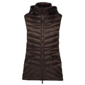 Moke: Mary-Claire 90/10 Packable Down Vest - Chocolate