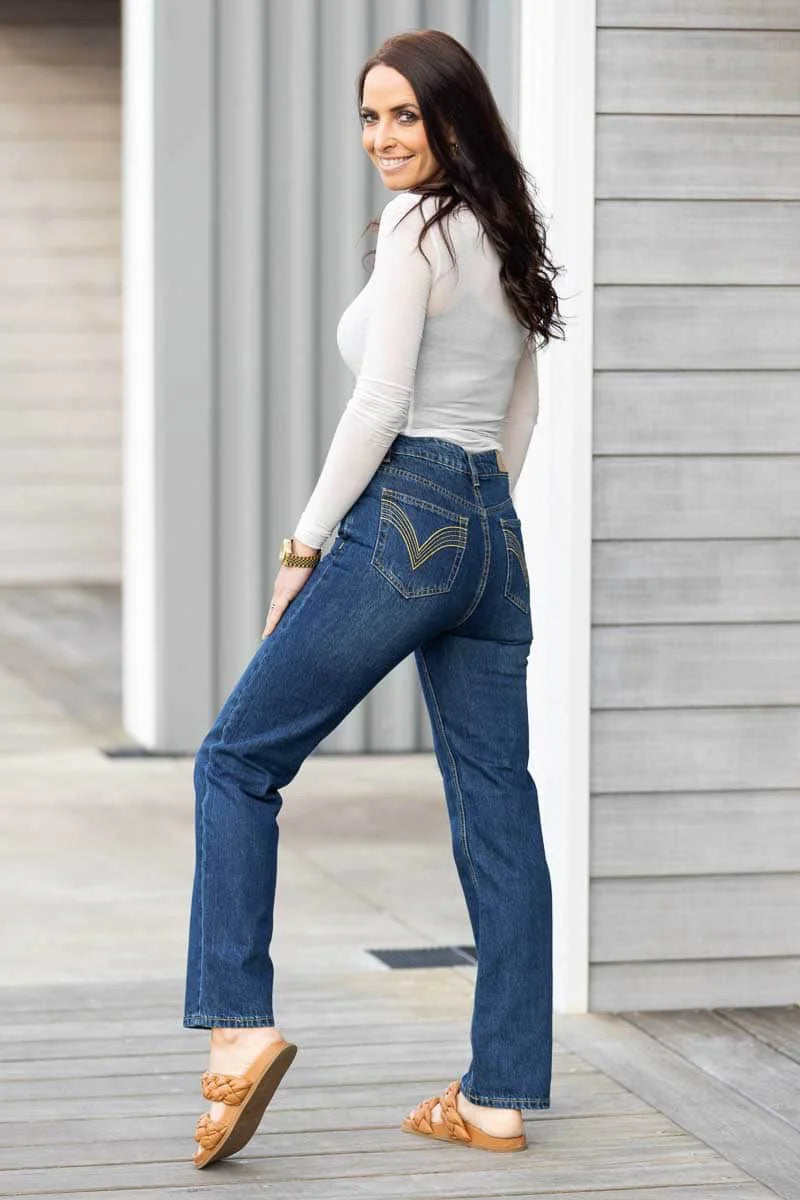 Honey Denim - Milan Dark Blue Jean