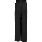 Moke: Indiana Wide Leg Pant - Black & Cream Stripe