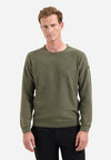 No Excess Slub Neck Sweatshirt - Dark Moss