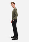 No Excess Slub Neck Sweatshirt - Dark Moss